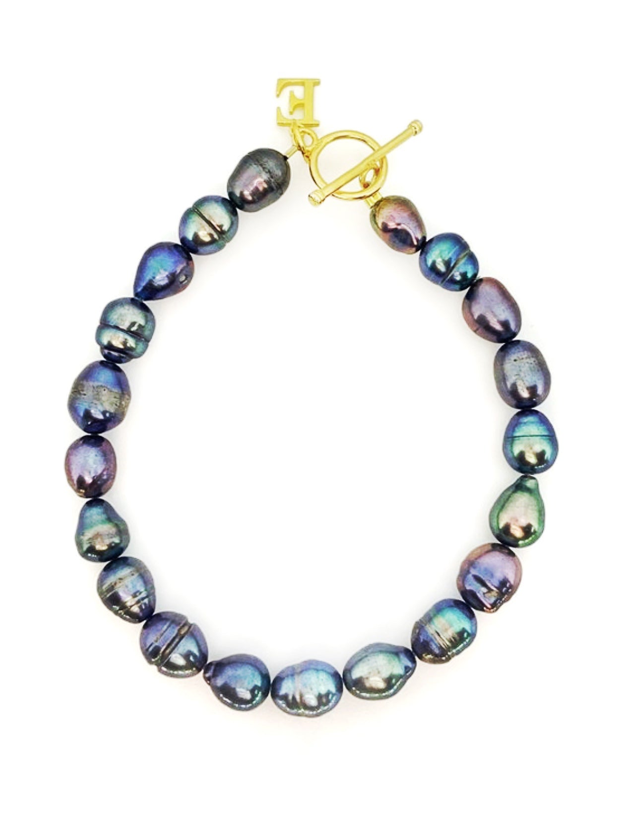 Personalized name pearl charm bracelet, gold letter jewelry, personalized birthday gifts, modern pearl jewelry