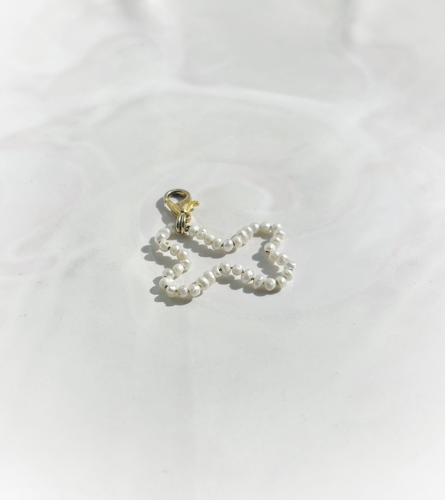 Pet Collar Charm Accessories, Clip-On Dog Tag Charm, Real Pearl Bone Dog Collar Charm, Poo Bag Accessories, Pet Owner Gift, Gift for Dog Mum