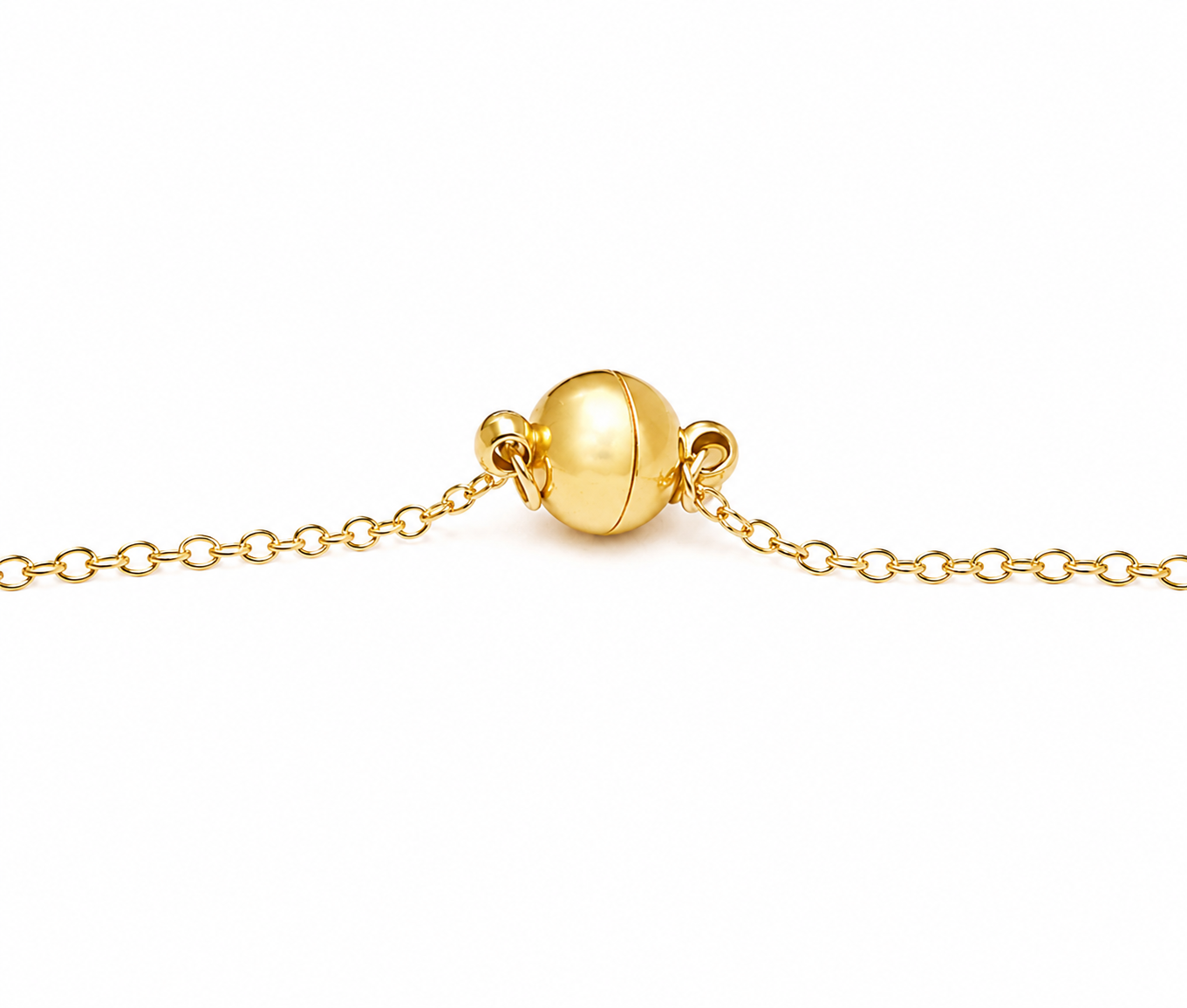 Peach Pearl Bar Necklace
