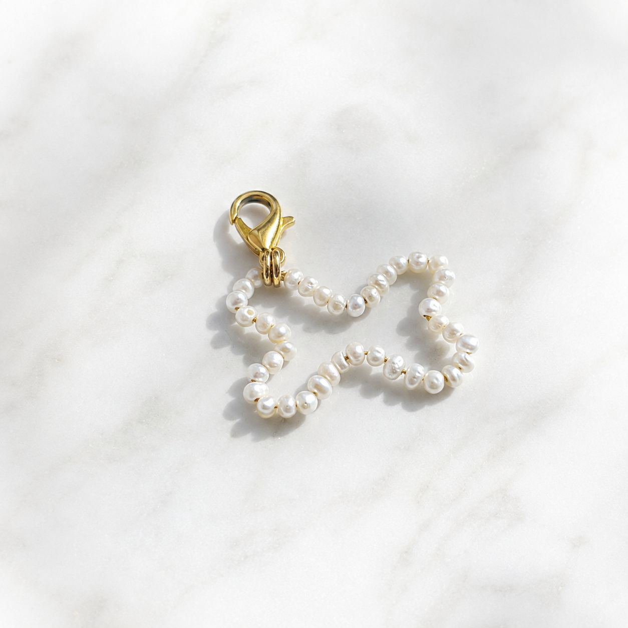 Pet Collar Charm Accessories, Clip-On Dog Tag Charm, Real Pearl Bone Dog Collar Charm, Poo Bag Accessories, Pet Owner Gift, Gift for Dog Mum