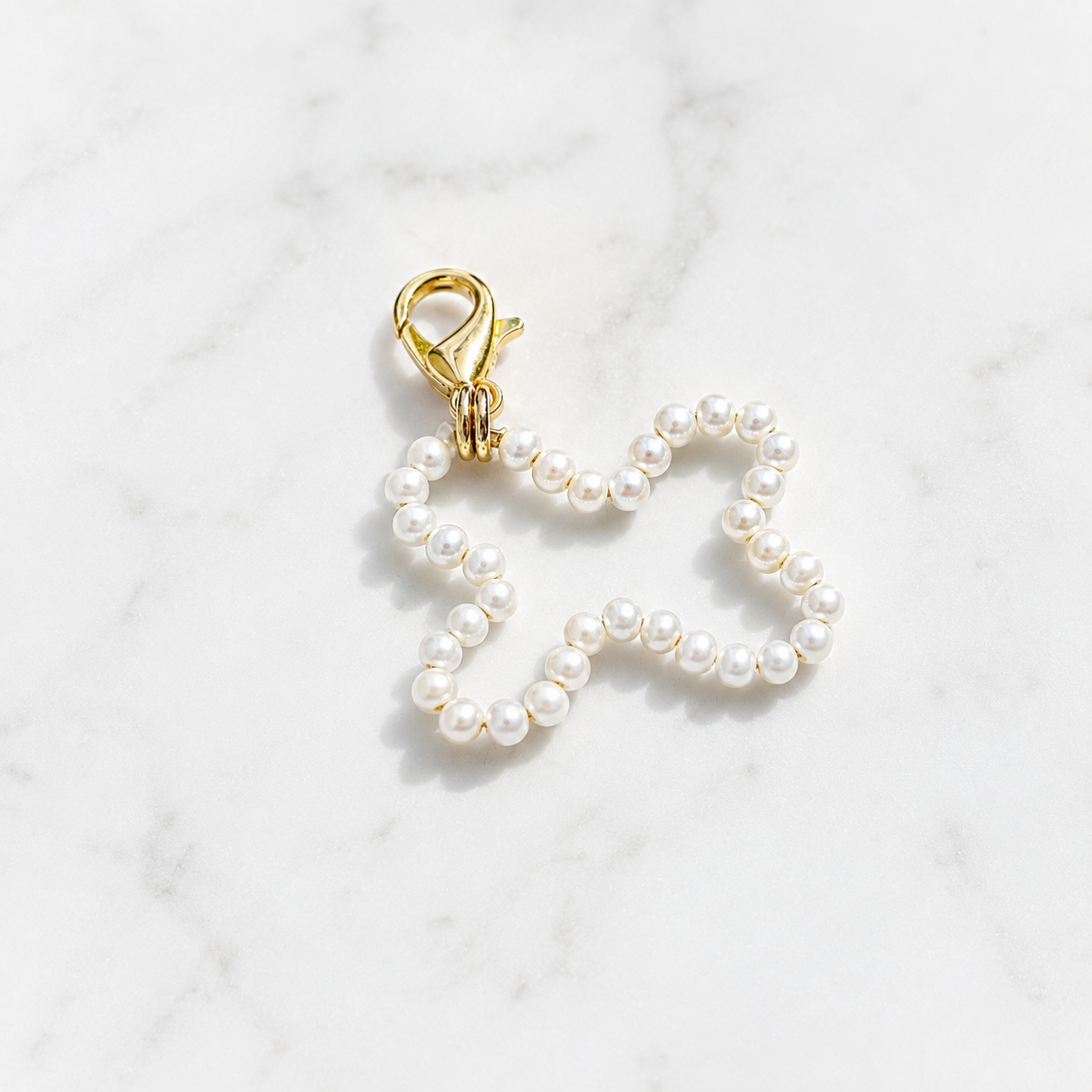 Pet Collar Charm Accessories, Clip-On Dog Tag Charm, Real Pearl Bone Dog Collar Charm, Poo Bag Accessories, Pet Owner Gift, Gift for Dog Mum
