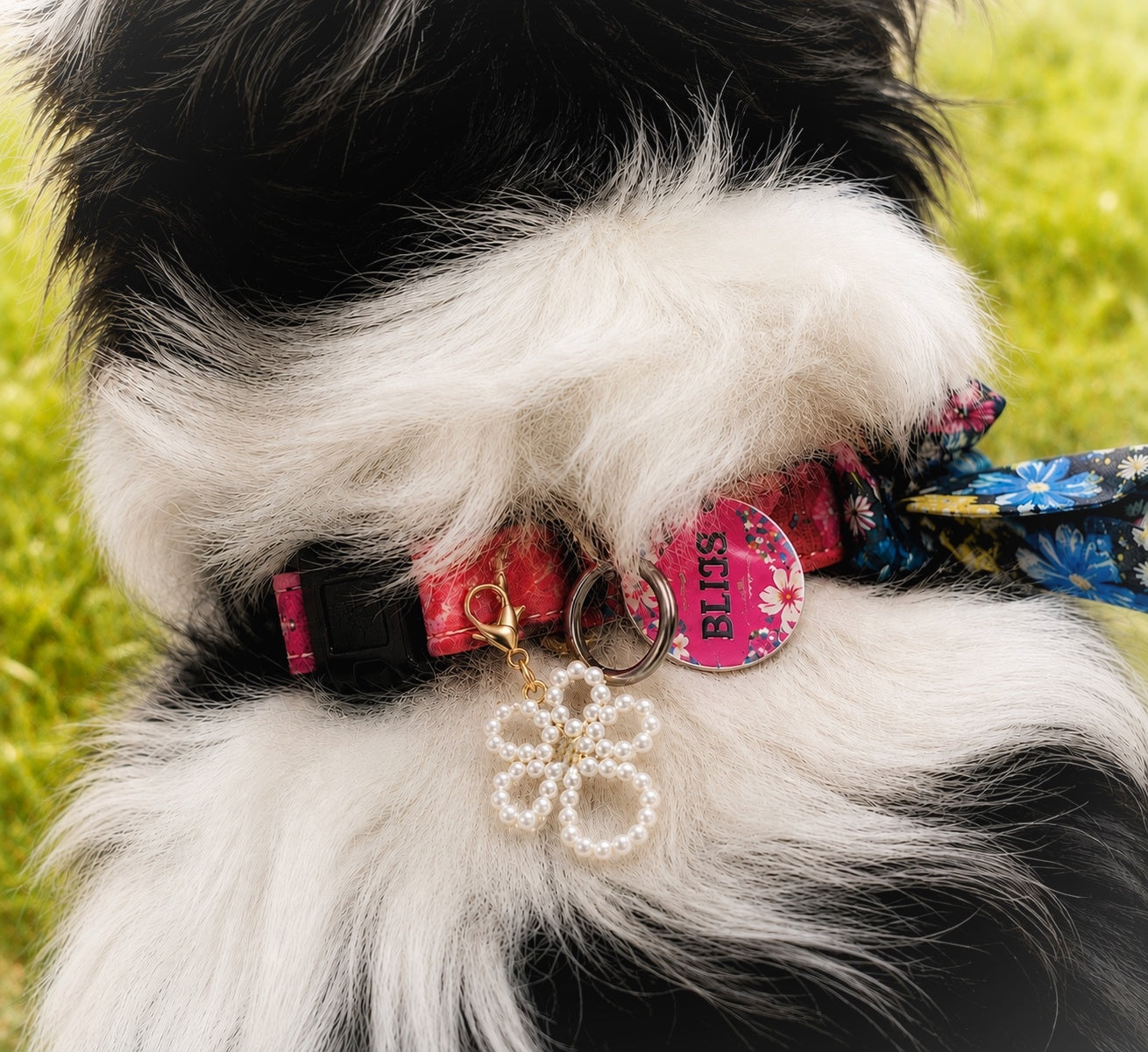 Pet Collar Charm Accessories, Cat/Dog Clip-On Tag Charm, Paw Print Collar Charm, Pet Owner Gift, Gift for Dog Mum, Gift for Cat Owner