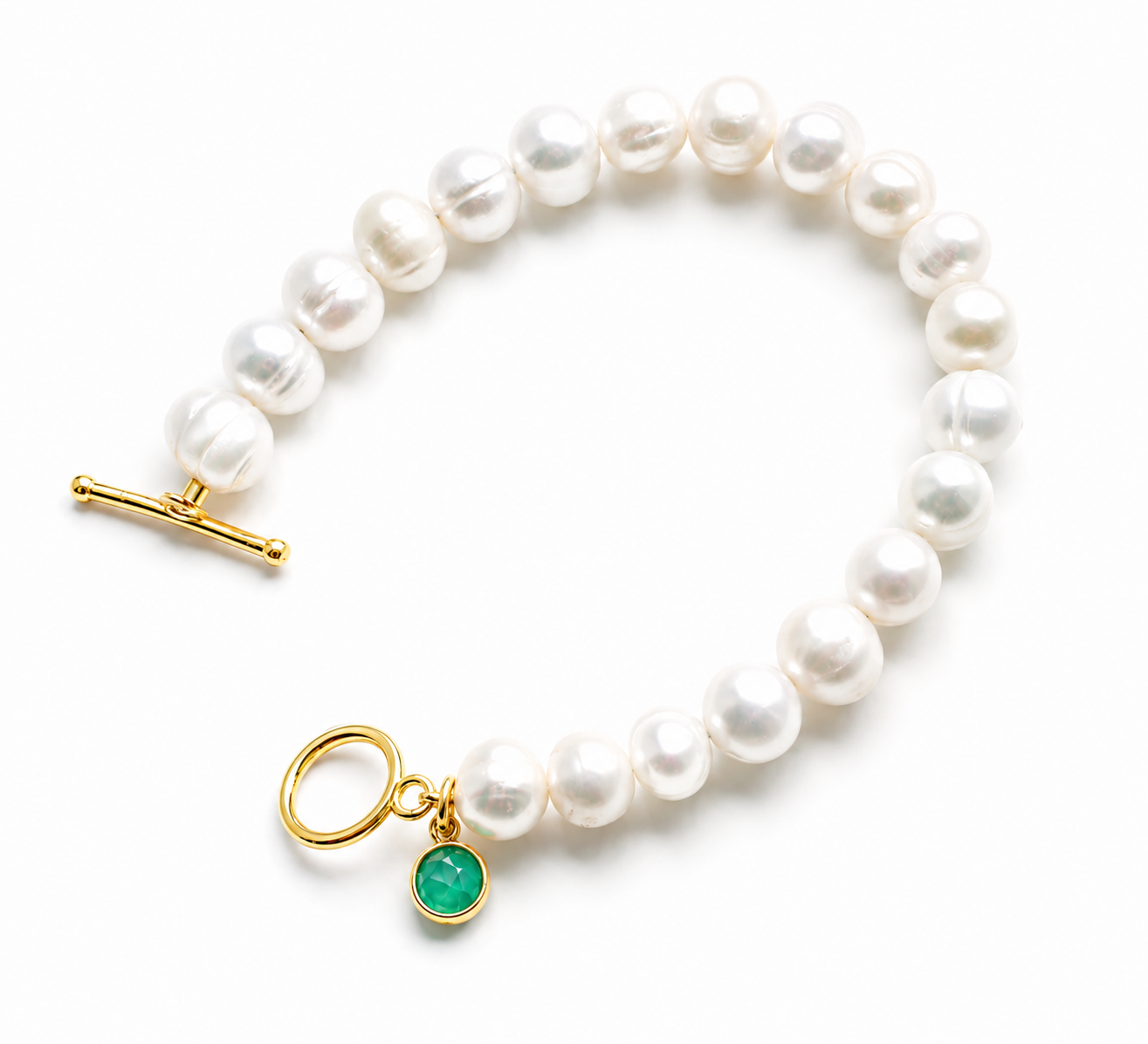 May Birthstone Pearl Bracelet, Minimalist Charm Bracelet, Freshwater Pearl Bracelet Gold, May Birthday Gift for Her, Bridesmaid Jewelry