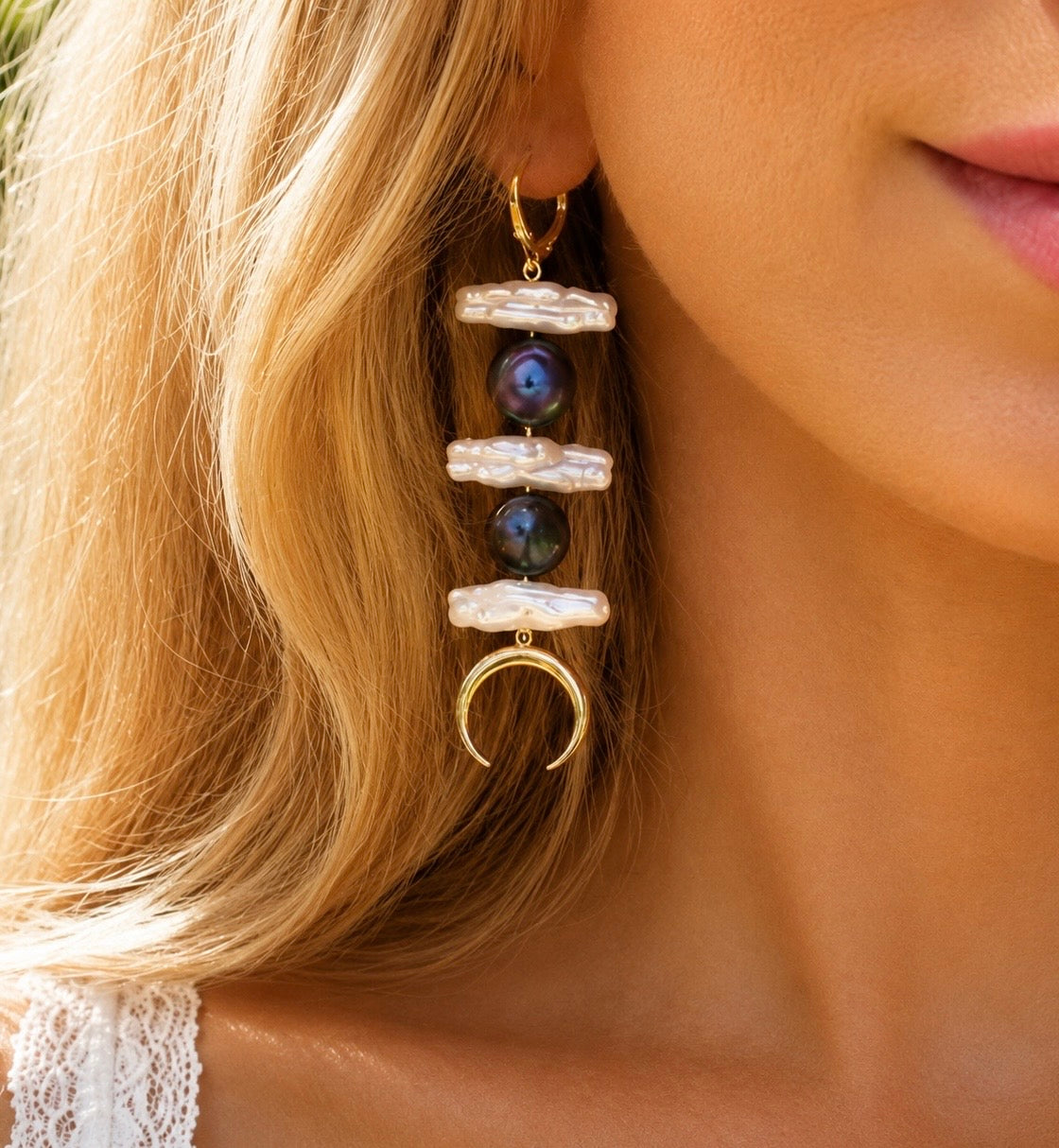 Moon Earrings