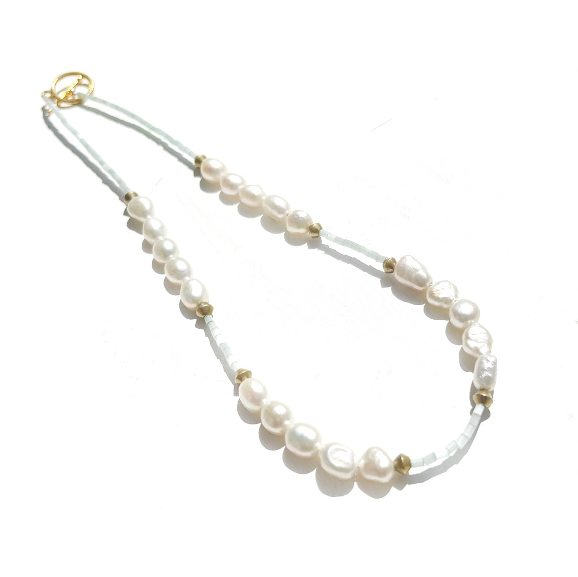 Gradient Freshwater Pearl on sale Short Choker Emily Necklace